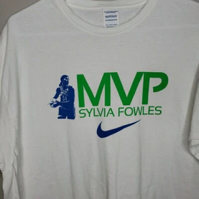 Sylvia Fowles Nike MVP T-Shirt WNBA Minnesota Lynx Women’s Basketball Sz XL SGA - Image 1 of 4