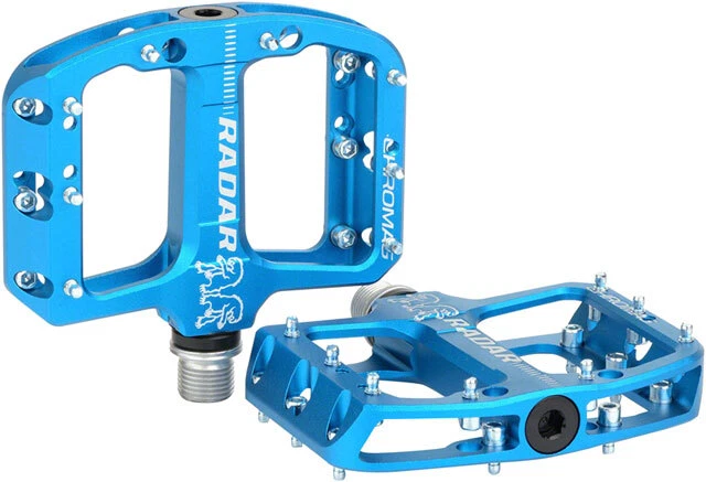 Chromag Radar Pedals - Platform, Aluminum, 9/16", Blue - Image 1 of 1