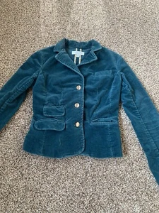 Blazer de mujer Paul & Joe for Target. Talla mediana. Ajuste pequeño. Pana verde. - Imagen 1 de 12