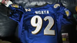 Camiseta Reebok firmada por Haloti Ngata con certificación JSA - Imagen 1 de 7