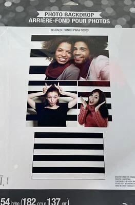 Black And White Photo Backdrop - Image 1 of 2