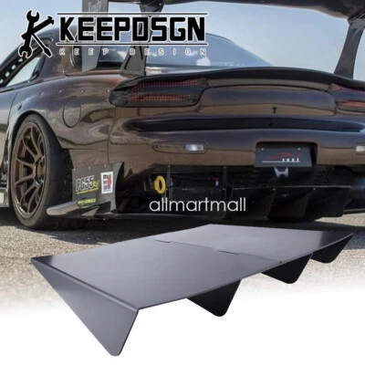 BK Rear Diffuser Bumper Lip Splitter Lower ABS Shark Fins for Toyota Supra JDM - Image 1 of 4