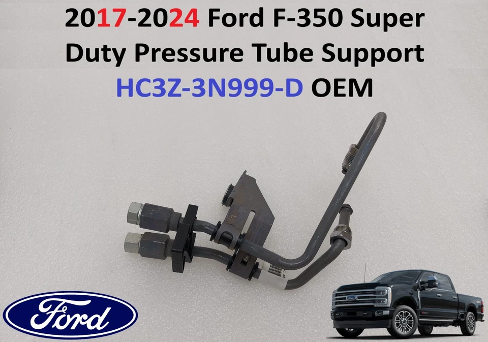 2017-2024 Ford F350 Super Duty Power Steering Pressure Tube Support HC3Z-3N999-D - Image 1 of 4