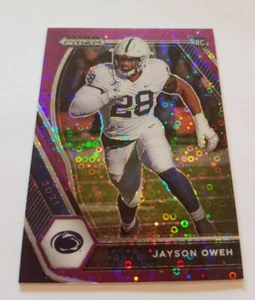 2021 Panini Prizm Draft -Jayson Oweh - Lions/Ravens - Purple Circles 05/50 - RC - Picture 1 of 7