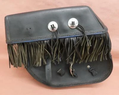1995-2006 Harley Sportster 1200 XL1200 Spider's Den bolsa selim esquerda alforje - Imagem 1 de 4