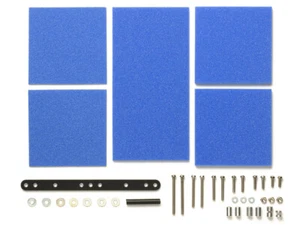 Tamiya MINI JUEGO ESPONJA FRENO 4x4 (suave, 1/2/3mm AZUL) 15512 - Imagen 1 de 2