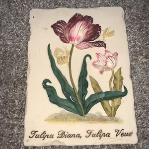 Resin Wall Mounted Tulip Floral Decorative Plaques & Signs for sale - Picture 1 of 1