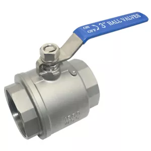 US stock 3" 3 in NPT Threaded Full Port Ball Valve Stainless Steel SS 316 - Picture 1 of 7