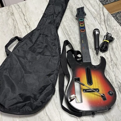 Guitarra Wii Guitar Hero World Tour Sunburst Rojo Octano ¡Con Estuche de Transporte! Probado Foto 1 de 4