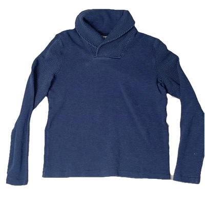 Свитер Michael Kors классический в полоску с воротником-хомутом вневременной стильный шик современный уютный - Изображение 1 из 4