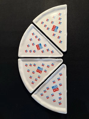Domino’s Pizza 4er Set Einzelscheiben Kunststoffteller - Bild 1 von 4