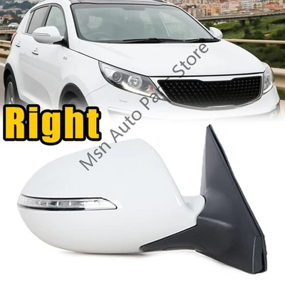 Right Door Rearview Mirror Electric Folding 7Pin For KIA Sportage R 2011-2016 - Image 1 of 4