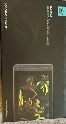 Grafiktablet - HUION Kamvas Pro 12 11,6" FHD 8192 Druckempfindlichkeit - Bild 1 von 4