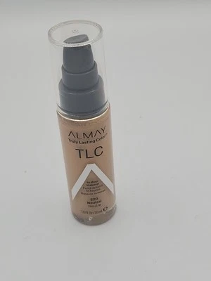 Almay 220 Neutral Skin Foundation Concealer 1 Fl Oz Long Wear Hypoallergenic - Image 1 of 2