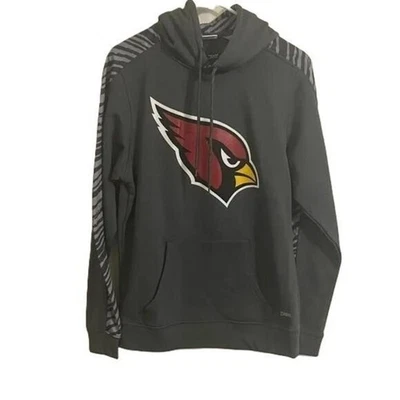 Ropa del equipo de la NFL Arizona Cardinals sudadera con capucha gris oscuro con logotipo audaz, pequeña Foto 1 de 4