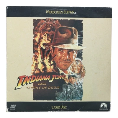 Indiana Jones and the Temple of Doom LaserDisc Widescreen Edition VG+ Paramount - Imagem 1 de 4