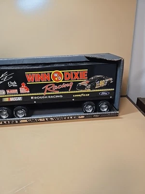 Nylint GMC 18-Wheeler Mark Martin #60 Winn-Dixie NASCAR Truck Tractor Trailer - Image 1 of 4