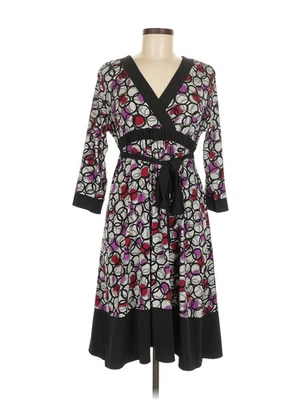 Alfani Women Black Casual Dress M Petites - Image 1 of 4