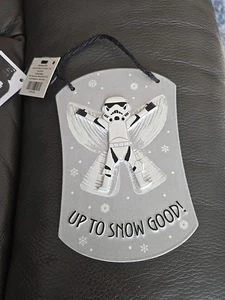 Star Wars Storm Trooper - UP TO SNOW GOOD - Holiday Ornament ~ BRANDNEU weiß/gr - Bild 1 von 6