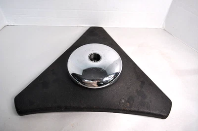 Vintage Atlas Sound Boom Microphone Stand, Chrome, Cast Iron Base - Image 1 of 4