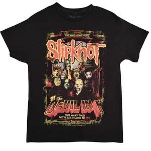 Slipknot Shirt Mens Medium Black The Devil In I Band Tee Metal Rock 2023 Graphic - Picture 1 of 12