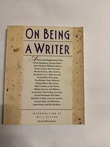 1992 On Being a Writer 1st Edition 1st Paperback Printing by Will Blythe B#3 - Picture 1 of 4