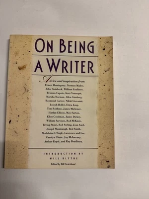 1992 On Being a Writer 1st Edition 1st Paperback Printing by Will Blythe B#3 - Image 1 of 4
