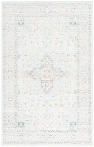Arizona Collection Accent Rug - 3' x 5', Light Grey & Light Green, Machine Wa... - Picture 1 of 1