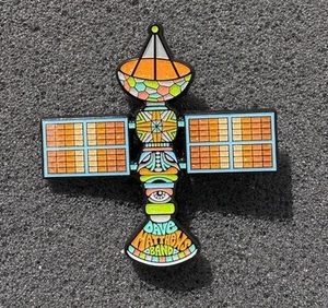Coral Variant DMB Dave Matthews Band “Satellite” Pin #’d /100 by Danny Steinman - Picture 1 of 3