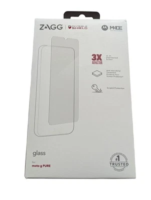 X9-N ZAGG Invisibleshield Glass Screen Protector for Motorola G Pure (Only) - Image 1 of 2