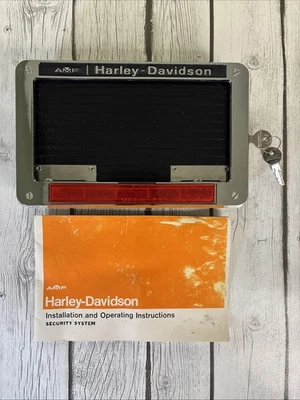 Antigo sistema de segurança AMF HARLEY DAVIDSON P/N 45771-74 alarme de placa de licença. - Imagem 1 de 4