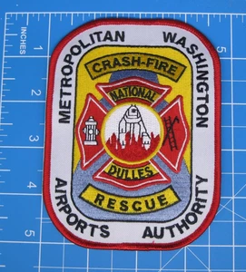Metro Washington Dulles Airport Crash Rescue Patch - Bild 1 von 2