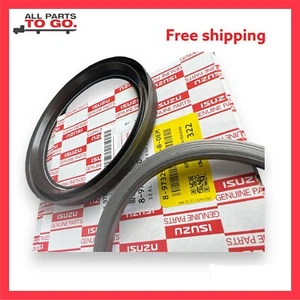 FRONT OIL CRANKSHAFT SEAL ISUZU NPR,NQR,GMC,4HE1-4.8L 99-04 4HK1-5.2L 05-10 OEM - Picture 1 of 4