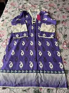 Ladies Pakistani Cotton Designer Kurta medium new - Picture 1 of 7