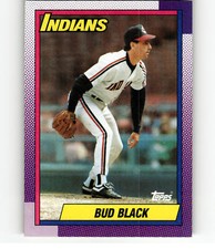 1990 Topps 144 Bud Black Cleveland Indians