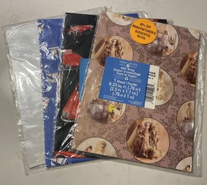 Neu aus altem Lagerbestand Vergissmeinnicht amerikanische Grüße Geschenkverpackung verschiedene Anlässe Riesenbogen 4 Packungen - Bild 1 von 11