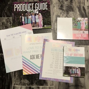 Lularoe Consultant Supplies Pop Up Boutique Invites Thank You Cards Recruiting - Picture 1 of 6