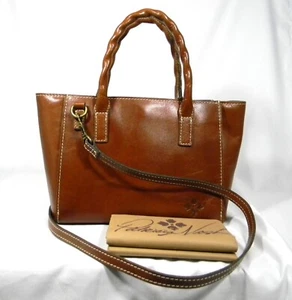 Borsa a tracolla Patricia Nash P45901 in pelle marrone chiaro - ottime condizioni - Foto 1 di 11