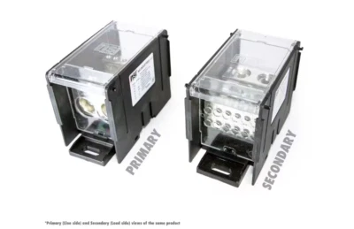 PDB, 1 Pole, Line 2 x 350 - 6, Load 12 x 4 -14 Large Power Distribution Block - Image 1 of 4