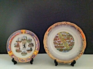 VTG Berlin Landmark Ashtray & Der Rhein Von Mainz Bis Köln River Germany Plate - Picture 1 of 8