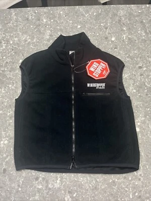 Chaleco Gore Wind Stopper Negro Polar Cremallera Mujer XS Foto 1 de 4