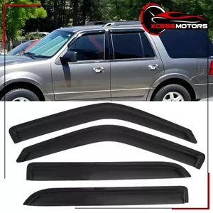 Viseras deflector de ventana lateral para 97-17 Ford Expedition y 98-17 Lincoln Navigator - Imagen 1 de 7