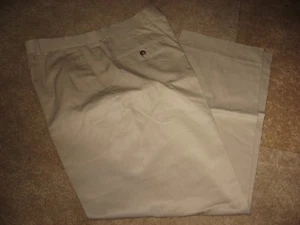 Mens Tan NORDSTROM Flat Front Khakis Pants 34 x 30 - Picture 1 of 1