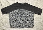 Next Petite Top/Blouse In Two Contrasting Black & White Patterns - Sz 10 Petite