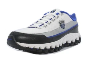 K-SWISS 82588-114 TUBES SNEAKER Jr's (M) blau/schwarz/weiß Leder Sportschuhe - Bild 1 von 7