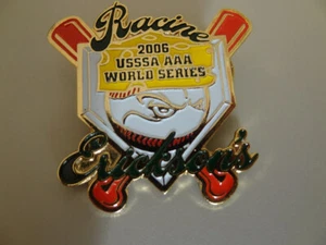 Hometown Baseball Racine Wis World Champs 2006 USSSA AAA World Series Pin - Picture 1 of 1