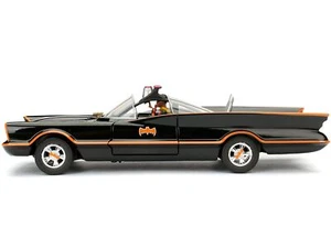 Model Kit Classic Batmobile Black with Batman Diecast Figure "Batman" (1966-1968 - Picture 1 of 5