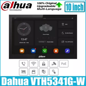 New Dahua VTH5341G-W Wi-Fi Indoor Monitor Network Android 8.1 for Door Intercom - Picture 1 of 6