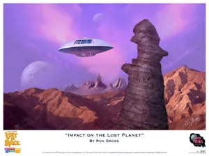 Póster de Impacto Perdido en el Planeta Perdido por Ron Gross 14PRG21 - Imagen 1 de 1