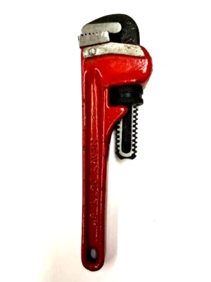 8" Heavy-Duty Straight Pipe Wrench - Made in China - Image 1 of 4